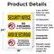 Signmission No Firearms By City Bilingual OSHA Security Notice Sign, Plastic, 18in W x 24in L, 2PK OS-2PACK-SN-P-1824-L-11603 - alternate 3